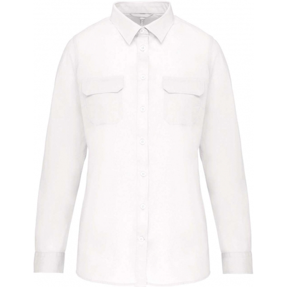 LADIES' LONG SLEEVED SAFARI SHIRT