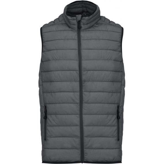 MEN’S LIGHTWEIGHT SLEEVELESS FAKE DOWN JACKET