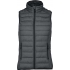 LADIES' LIGHTWEIGHT SLEEVELESS FAKE DOWN JACKET