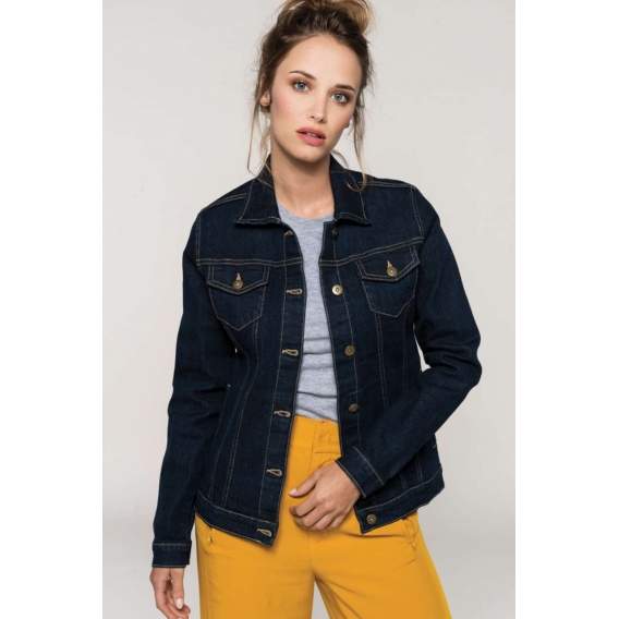 LADIES' UNLINED DENIM JACKET