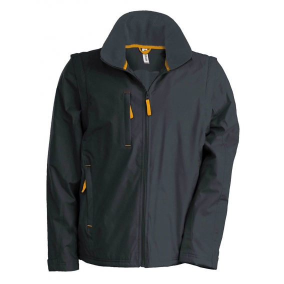 SCORE - DETACHABLE-SLEEVED BLOUSON JACKET