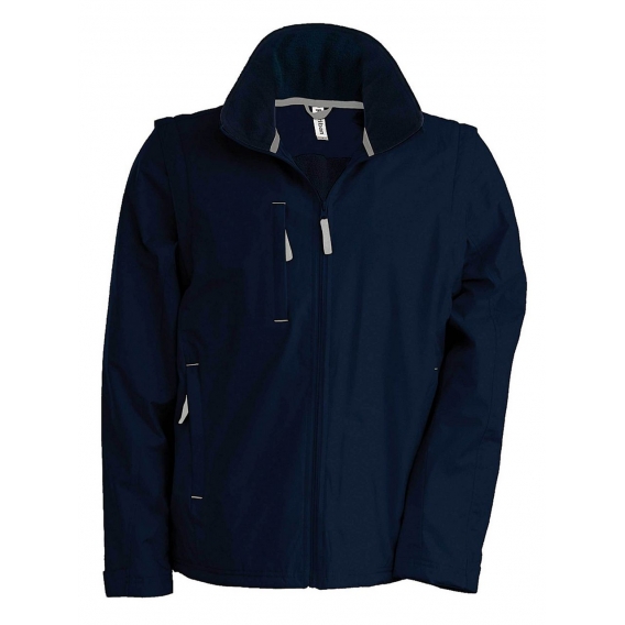 SCORE - DETACHABLE-SLEEVED BLOUSON JACKET