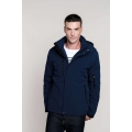 MEN'S HOODED SOFTSHELL LINED PARKA