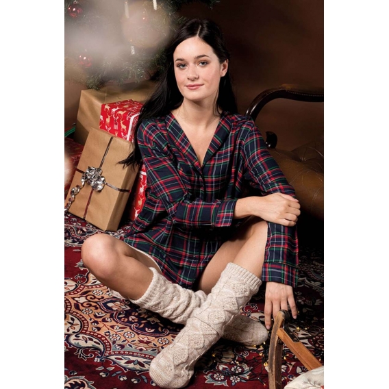 SHERPA-LINED LOUNGE SOCKS