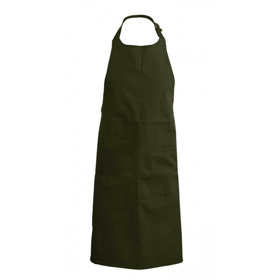 COTTON APRON WITH POCKET