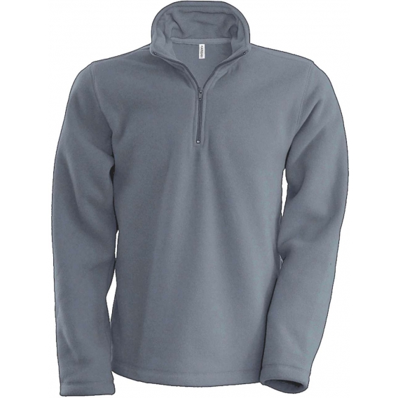 ENZO - ZIP NECK MICROFLEECE JACKET