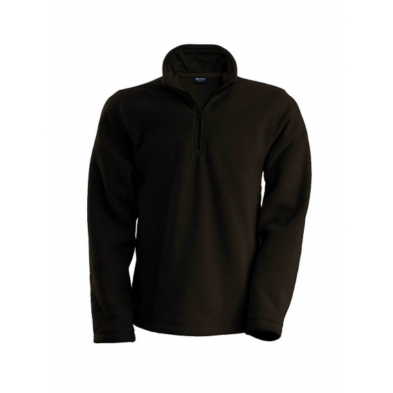 ENZO - ZIP NECK MICROFLEECE JACKET