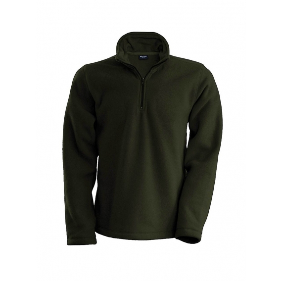ENZO - ZIP NECK MICROFLEECE JACKET