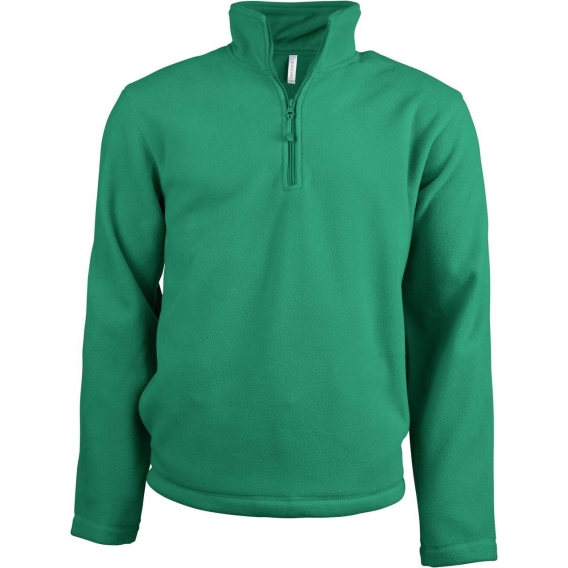 ENZO - ZIP NECK MICROFLEECE JACKET