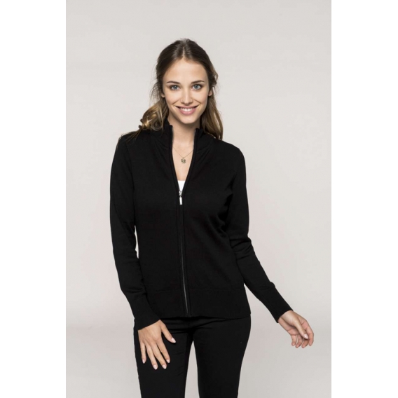 LADIES' FULL ZIP  CARDIGAN