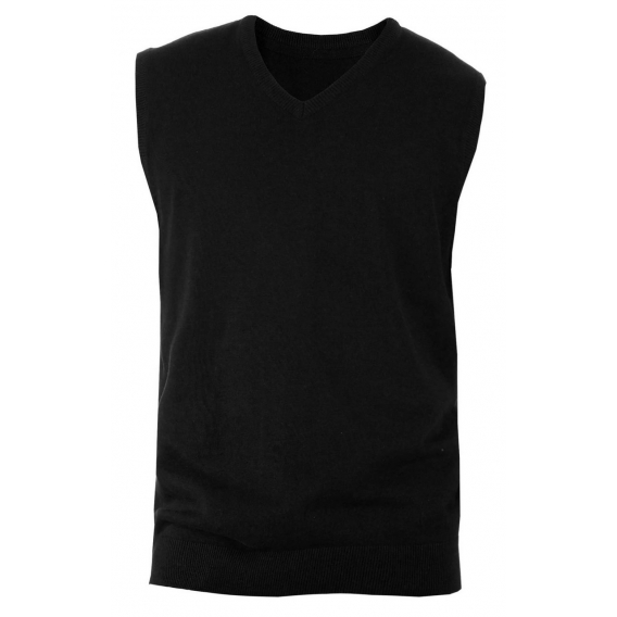 MEN'S SLEEVELESS V-NECK JUMPER
