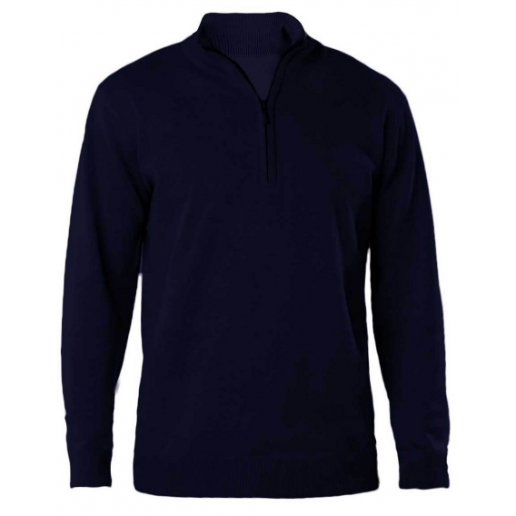 MEN'S ZIP NECK JUMPER