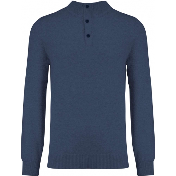 PREMIUM BUTTON NECK JUMPER