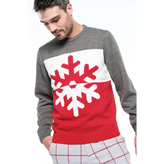 SNOWFLAKE MOTIF JUMPER