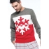 SNOWFLAKE MOTIF JUMPER