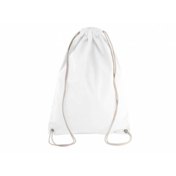 COTTON DRAWSTRING BACKPACK