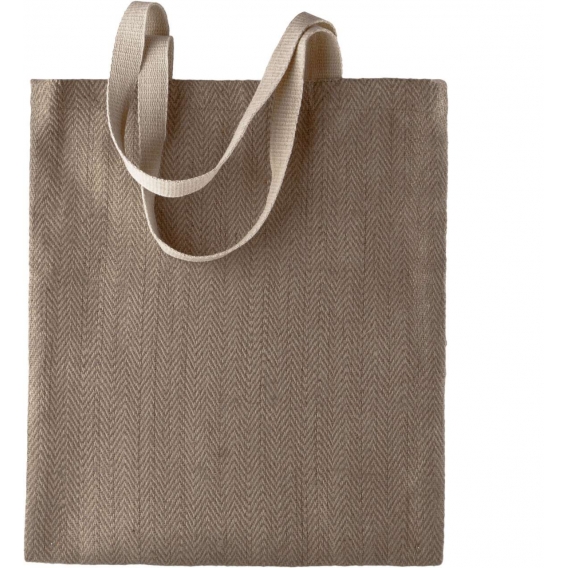 100% NATURAL YARN DYED JUTE BAG
