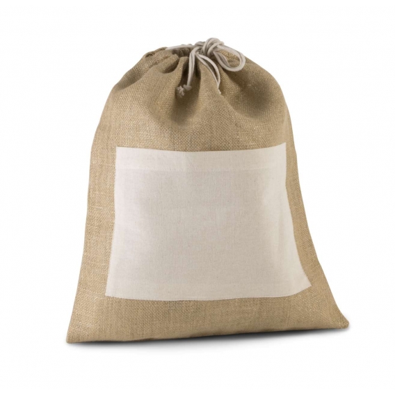 JUTE DRAWSTING BAG