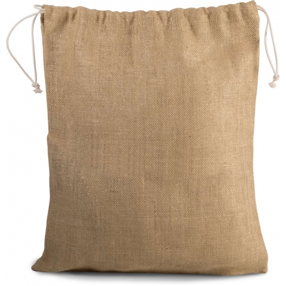 JUTE DRAWSTING BAG