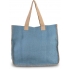 JUTE BAG WITH CONTRAST STITCHING
