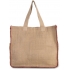 JUTE BAG WITH CONTRAST STITCHING