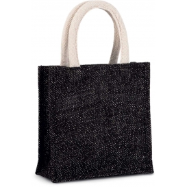 JUTE CANVAS TOTE - SMALL