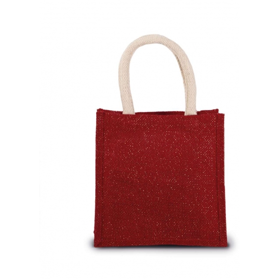 JUTE CANVAS TOTE - SMALL