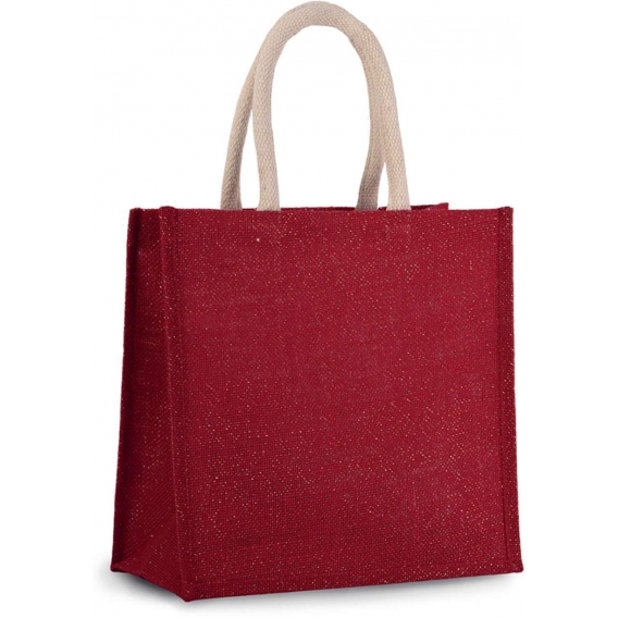 JUTE CANVAS TOTE - LARGE