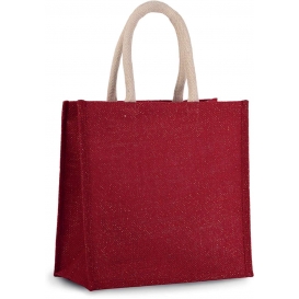 JUTE CANVAS TOTE - LARGE
