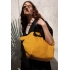 HANDBAG WITH LEATHER HANDLES
