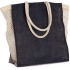 SHOPPING BAG WITH MESH GUSSET