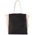 SHOPPING BAG WITH MESH GUSSET