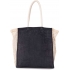 SHOPPING BAG WITH MESH GUSSET