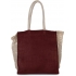 SHOPPING BAG WITH MESH GUSSET