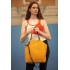 HANDBAG WITH LEATHER SHOULDER STRAP