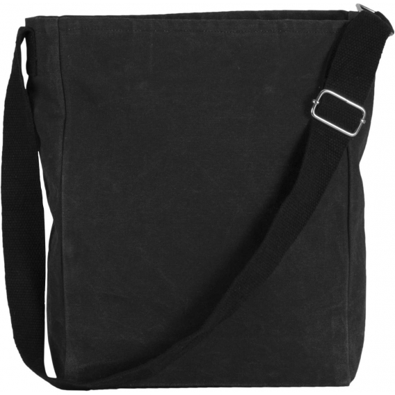 COTTON CANVAS SHOULDER BAG