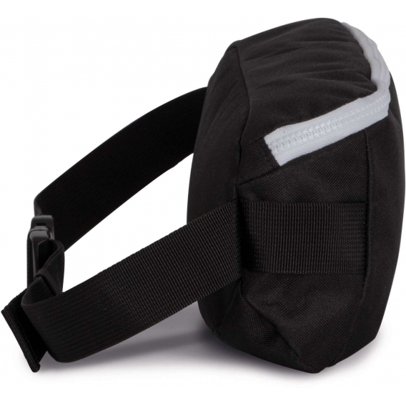 SADDLEBAG WITH MODERN FASTENING IN CONTRASTING COLOURS