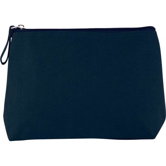 TOILETRY BAG IN COTTON CANVAS