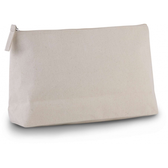COTTON CANVAS TOILETRY BAG