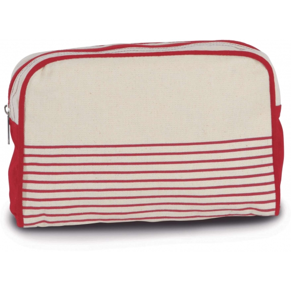 VANITY CASE IN COTTON CANVAS - DUFFEL STYLE