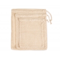 MESH BAG WITH DRAWSTRING CARRY HANDLE