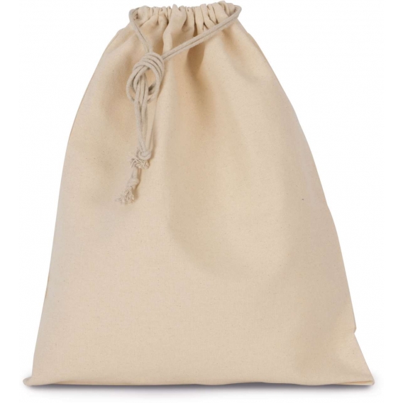 COTTON BAG WITH DRAWCORD CLOSURE - LARGE SIZE