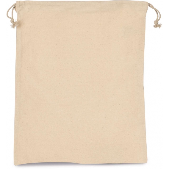 COTTON BAG WITH DRAWCORD CLOSURE - LARGE SIZE