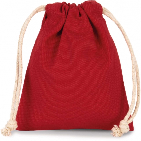 COTTON BAG WITH DRAWCORD CLOSURE - SMALL SIZE