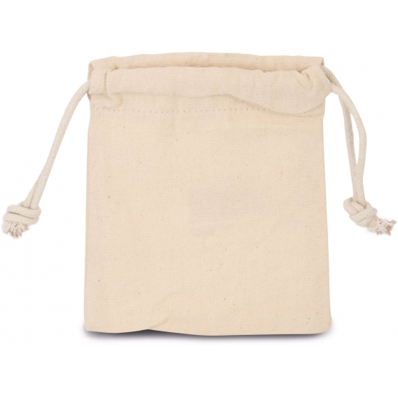 COTTON BAG WITH DRAWCORD CLOSURE - SMALL SIZE