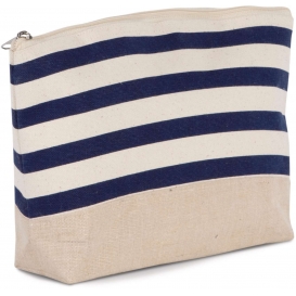 NAUTICAL PRINT ACCESSORIES POUCH