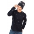 WINTER BEANIE WITH REINDEER DESIGN