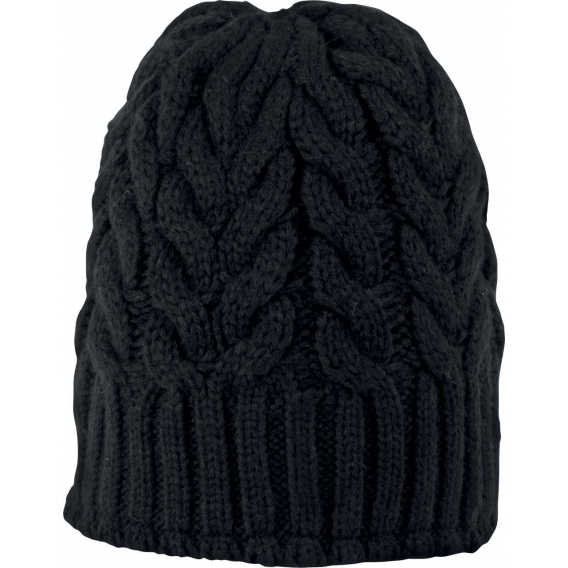 CABLE KNIT BEANIE