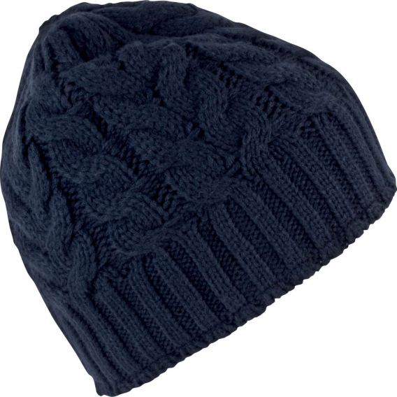 CABLE KNIT BEANIE