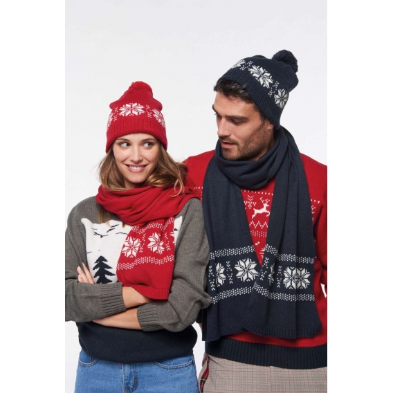 FAIR ISLE KNIT BEANIE